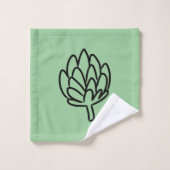 Artisjokken van plantaardig wereldbol, eetbare blo bad handdoek (Wasdoekje)