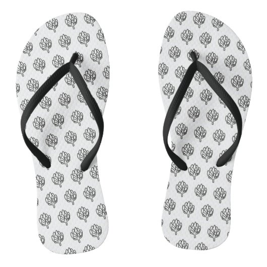 Artisjokken van plantaardig wereldbol, eetbare blo teenslippers (Voetbed)