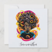 Artist Afro Woman (Voorkant)