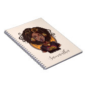 Artist Afro Woman Notitieboek (Rechterzijde)
