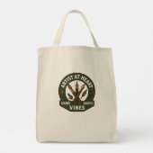 Artist at Heart Handgemaakte  Canvas tas (Achterkant)