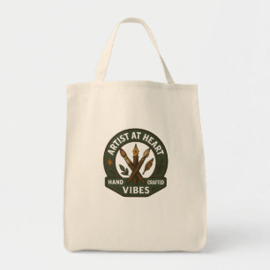 Artist at Heart Handgemaakte Canvas tas