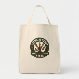 Artist at Heart Handgemaakte  Canvas tas