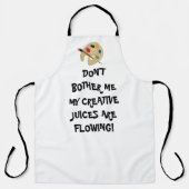 ARTIST AT WORK Adult Apron Schort (Voorkant)