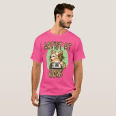 Artist at work cute cat design t-shirt (Voorkant volledig)