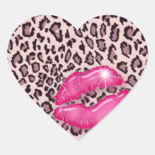 Artist Beauty Leopard Sticker Pink 2