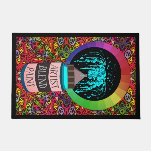 Artist Blend Paint Door / Work Mat (Voorkant)