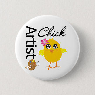 Artist Chick Ronde Button 5,7 Cm