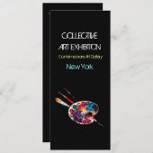 ARTIST COLOR PALETTE ART SHOW GALLERY EXHIBITION (Voorkant / Achterkant)