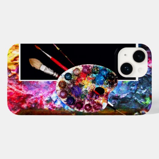 ARTIST COLOR PALETTE, Black Case-Mate iPhone Case (Achterkant (horizontaal))