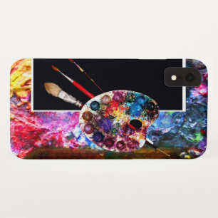 ARTIST COLOR PALETTE, Black iPhone XR Hoesje