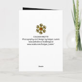 ARTIST COLOR PALETTE MONOGRAM NOTITIEKAARTJE (Achterkant)