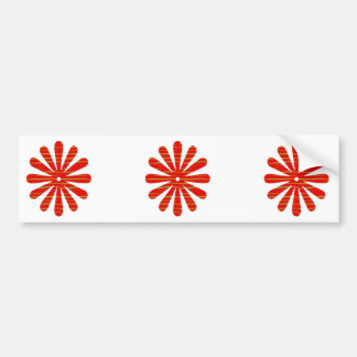 Artist creëerde RED Shade GREEN Streak - SPARKLE Bumpersticker