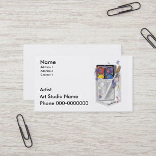 Artist custom Visitekaartje