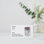 Artist custom Visitekaartje (Staand voorkant)