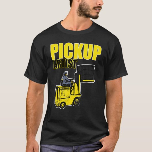 Artist Forklift Driver Apparel Fork Lif ophalen T-shirt (Voorkant)