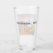 Artist Frederic Edwin Church Hudson, NY Estate Glas (Achterkant)