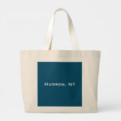 Artist Frederic Edwin Church Hudson, NY Estate Grote Tote Bag (Achterkant)