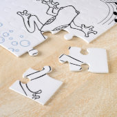 Artist Frog Puzzle Legpuzzel (Zijkant)