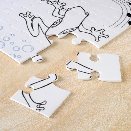 Artist Frog Puzzle Legpuzzel (Zijkant)