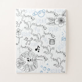 Artist Frog Puzzle Legpuzzel