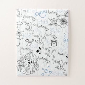 Artist Frog Puzzle Legpuzzel