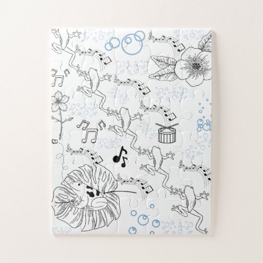 Artist Frog Puzzle Legpuzzel (Verticaal)