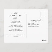 ARTIST GALERY SHOW ANNOUNCTION BRIEFKAART (Achterkant)