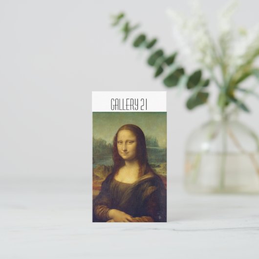 Artist Gallery Classic Visitekaartjes (Staand voorkant)