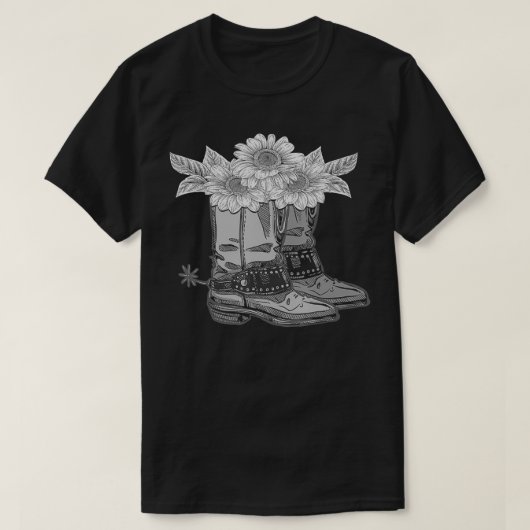 Artist Gift Cowboy Boots Su T-shirt (Design voorkant)