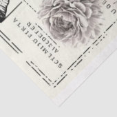 Artist Grote  Pioen Vlinder Decoupage Tissuepapier (Detail)