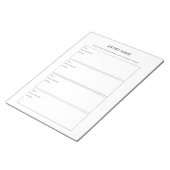 Artist Join Mailing List Art Show Notitieblok (Schuin)