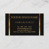 Artist maken met Gold & Red Lips Visitekaartje (Achterkant)