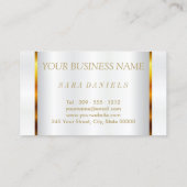 Artist maken met gouden Confetti en regenbooglifte Visitekaartje (Achterkant)