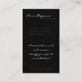 Artist maken vrouw Visitekaartje (Achterkant)