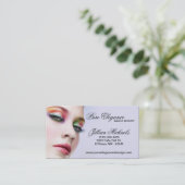 Artist maken vrouw Visitekaartje (Staand voorkant)