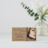 Artist maken vrouw Visitekaartje (Staand voorkant)