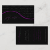 Artist maken vrouw Visitekaartje (Voorkant / Achterkant)