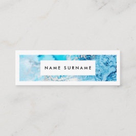 Artist Marble Aqua Waterverf Mini Visitekaartje
