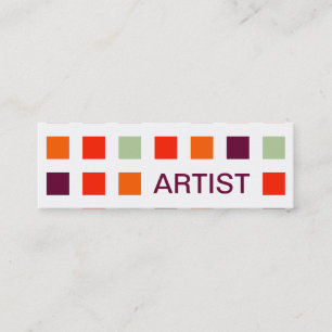 ARTIST (moskeesvierkantjes) Mini Visitekaartje