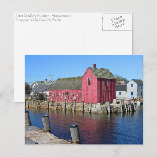 Artist Motif #1 Briefkaart (Voorkant / Achterkant)