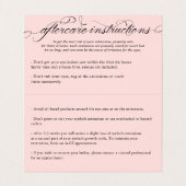 Artist na de zorg voor Zwematisch script Visitekaartje (Binnenkant ongevouwen)