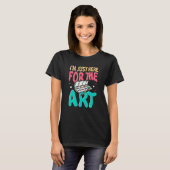 Artist Outfit Apparel for Painter Sketching Paint T-shirt (Voorkant volledig)