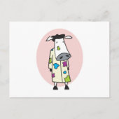 Artist Painter Koe Briefkaart (Voorkant)