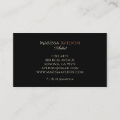 Artist Painting Visitekaartje (Achterkant)