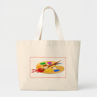 Artist Palette Grote Tote Bag