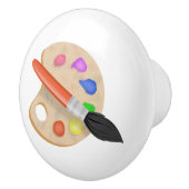 Artist Palette Keramische Knop (Rechts)