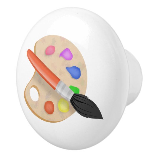 Artist Palette Keramische Knop (Rechts)