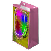 "Artist Palette" Small Glossy Gift Bag Klein Cadeauzakje (Voorkant Gekanteld)