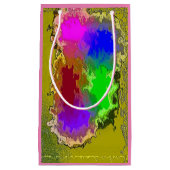 "Artist Palette" Small Glossy Gift Bag Klein Cadeauzakje (Voorkant)